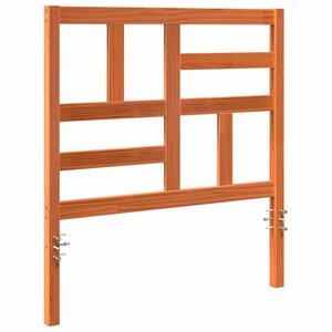 vidaXL Tête de lit Brun cire 80 5 x 4 x 104 cm Pin massif