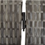 vidaXL Cloison de séparation 6 panneaux gris résine tressée