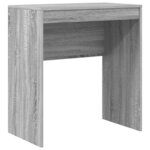 vidaXL Bureau avec rangement 2 Pièces Sonoma gris 70 x 40 x 76 cm