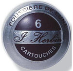 Boîte de 6 cartouches d'encre standard Poussière de lune HERBIN