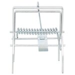 vidaXL Pièges à taupes 4 Pièces Argenté Acier galvanisé