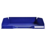 Corbeille À Courrier Combo Midi Office - Bleu Nuit - X 6 - Exacompta