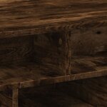 vidaXL Table basse chêne fumé 70x70x29 cm bois d'ingénierie