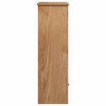 vidaXL Bibliothèque 80x35x110 cm Bois de pin massif Assortiment Panama
