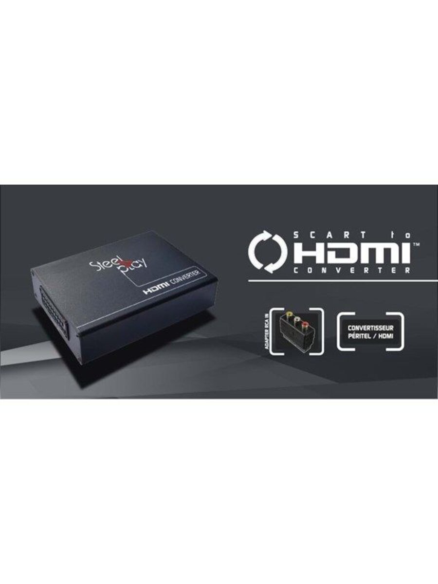 Convertisseur SteelPlay Péritel vers HDMI (Noir) - La Poste