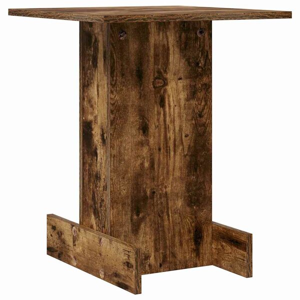 vidaXL Table d'appoint Chêne fumé 44 5 x 45 x 55 cm Bois d'ingénierie
