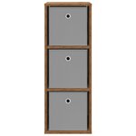 vidaXL Buffet avec tiroir Bois ancien 30 5 x 27 x 84 5 cm