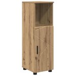 vidaXL Ensemble de mobilier de salle de bain 5 Pièces chêne artisanal