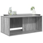 vidaXL Ensemble de tables basses 2 Pièces Gris Sonoma Bois d'ingénierie
