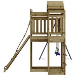 vidaXL Aire de jeux d'extérieur bois de pin imprégné