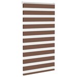 vidaXL Store zèbre marron 85x100 cm largeur du tissu 80 9 cm polyester