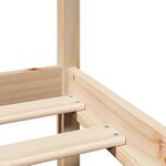 vidaXL Cadre de lit et tête de lit sans matelas 135x190 cm