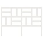 vidaXL Tête de lit Blanc 146x4x104 cm Bois massif de pin