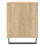 vidaXL Meuble TV chêne sonoma 150x30x44 5 cm bois d'ingénierie