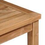 vidaXL Ensemble de salle à manger d'extérieur 5Pièces Bois solide de teck