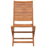 vidaXL Chaises pliantes de jardin lot de 2 bois d'acacia solide