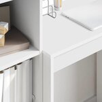 vidaXL Bureau Blanc 70 x 40 x 76 cm Bois d'ingénierie