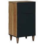 vidaXL Buffet Marron 40 x 33 5 x 75 cm Bois de mangue massif