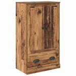 vidaXL Haut Armoire Bois Ancien 60 x 35 5 x 103 5 cm Bois d'ingénierie
