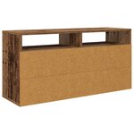 vidaXL Basboard avec tiroir Bois ancien 87 x 27 5 x 43 cm