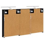 vidaXL Ensemble de Meubles de Salle de Bain 3 Pièces 110 x 10 5 x 60 5 cm