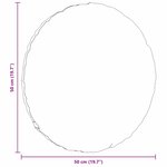 vidaXL Coussins de siège 2 Pièces Rose Ø 40 x 13 cm Velours