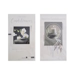 Carte De Voeux -  Sincères Condoléances - Bougie Visuel Aléatoire*