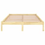 vidaXL Cadre de lit sans matelas bois massif 200x200 cm