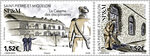 Timbre Saint Pierre et Miquelon - Dyptique - Caserne des disciplinaires