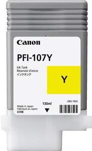 Cartouche d'encre canon pfi107y (jaune)
