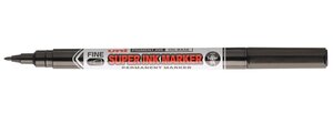 SUPER INK MARKER permanent Textile / toutes surfaces PNA125 Pte Fine 0,9mm Noir UNIBALL