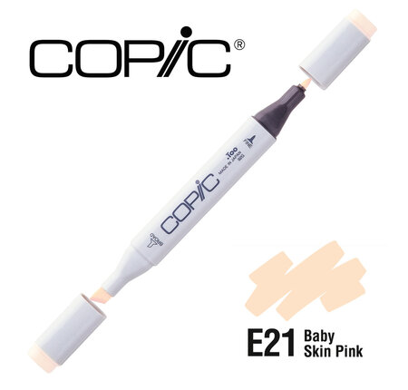 Marqueur à l'alcool Copic Marker E21 Baby Skin Pink