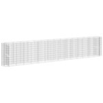 vidaXL Lit surélevé à gabion Fer galvanisé 540x50x100 cm
