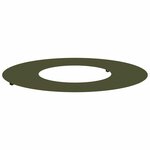 vidaXL Anneau d'arbre plat Vert olive Ø30 / 60 cm Acier
