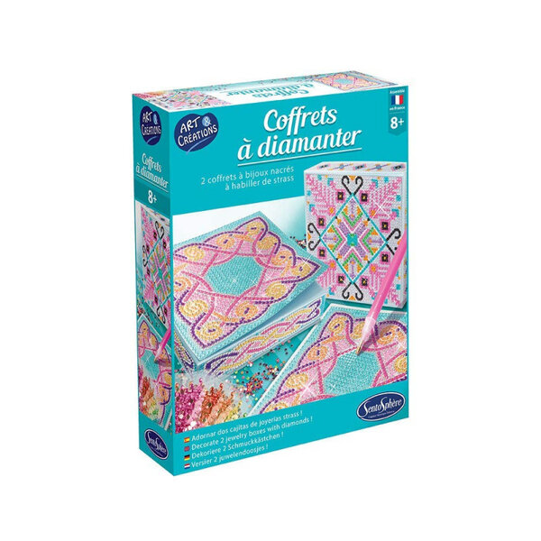 Art et creations Coffret a dimanter motifs nordiques