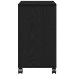 vidaXL Table d'appoint Chêne noir 50 x 30 x 55 cm Bois d'ingénierie