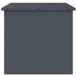 vidaXL Boîte de Rangement Extérieure Anthracite 55 x 50.5 x 50 cm