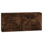 vidaXL Buffets 2 Pièces chêne fumé bois d'ingénierie