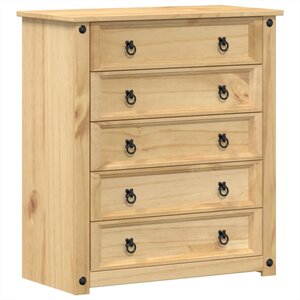 vidaXL Commode Corona 80x40x89 cm bois massif de pin