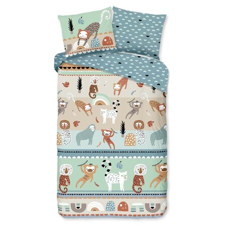 Good Morning Housse de couette enfant PLAY 140x200/220 cm Multicolore