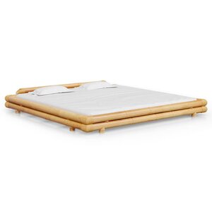 vidaXL Cadre de lit Bambou 200x200 cm