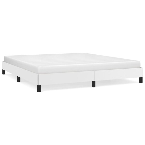 vidaXL Cadre de lit sans matelas blanc 160x200 cm similicuir