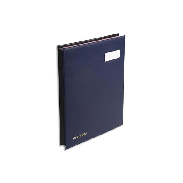 Parapheur 24 compartiments bleu  couverture en PVC expansé EXACOMPTA