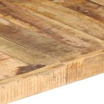 vidaXL Table basse 140x70x40 cm Bois de manguier brut