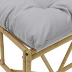 vidaXL Banc de jardin Gris clair 110 x 75 x 71 cm Acier