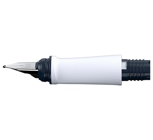 Partie avant L gaucher Stylo à plume Ray bleu indigo-gris clair SCHNEIDER