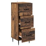 vidaXL Armoire à tiroirs Bois ancien 33 x 34 5 x 89 5 cm