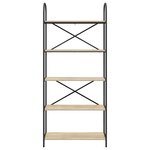 vidaXL Étagère Chêne sonoma 80 x 30 x 183 cm Bois d'ingénierie