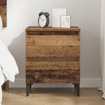 vidaXL Cabinet de lit Bois ancien 40x35x50 cm Bois reconstitué