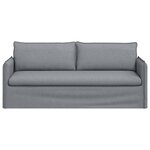 vidaXL Canapé Gris clair 196 x 82 x 85 cm tissu